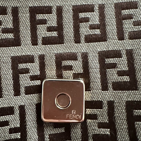 Vintage Fendi Zucchino Mama Shoulder Bag - Picture 9 of 10